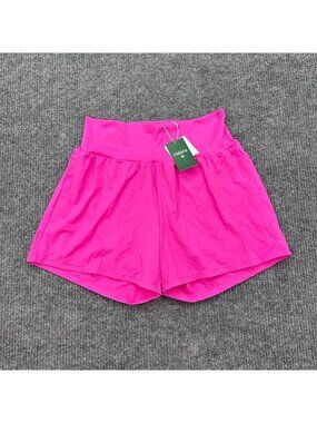 Halara Softlyzero Airy Pink Active Lined Running Shorts Womens size XL Long NEW